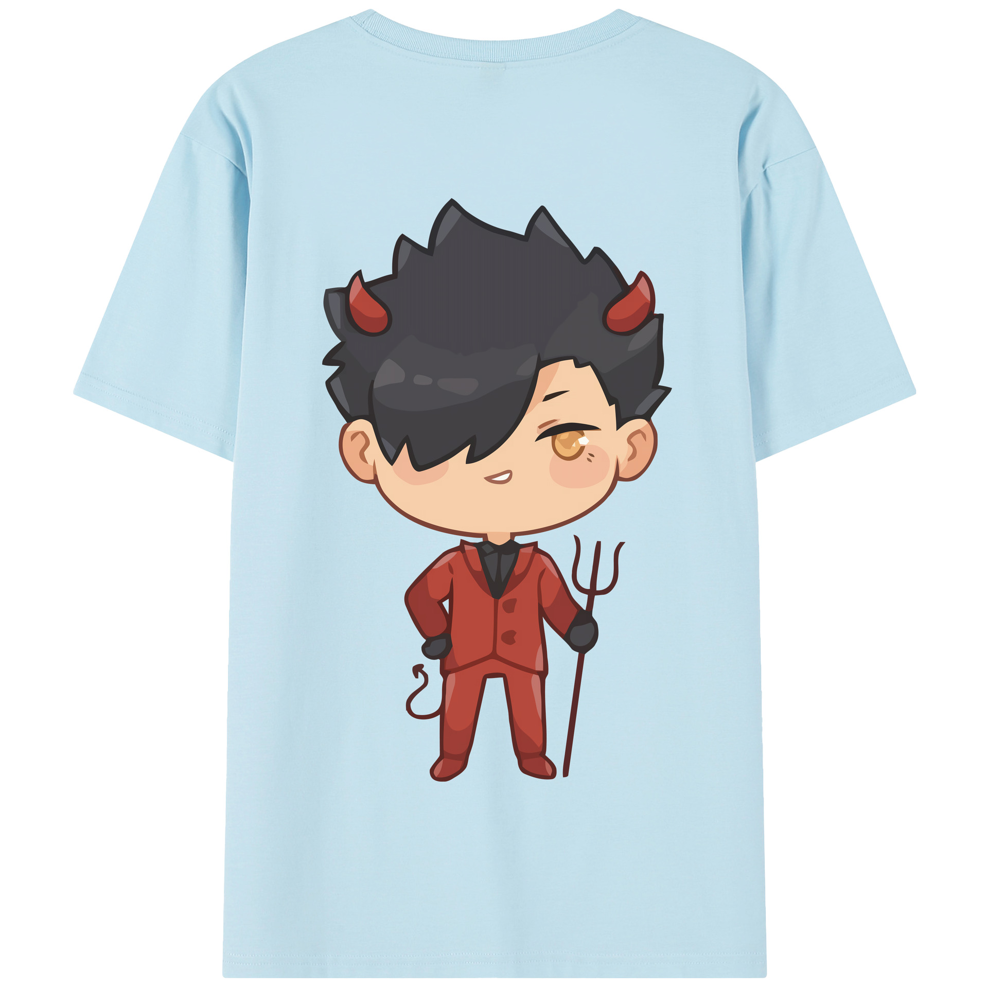 （画像用） ハイキュー!! Haikyu!! 綿100％半袖Tシャツ（背面プリント）